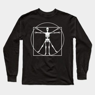 Vitruvian Bones Long Sleeve T-Shirt